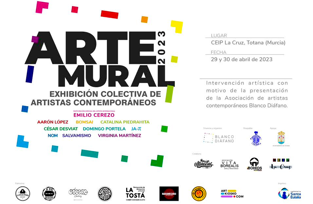 Diez artistas contemporáneos darán vida a un mural en Totana